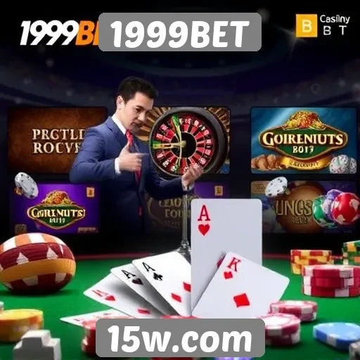 1999BET oferece diversos jogos de cassino online